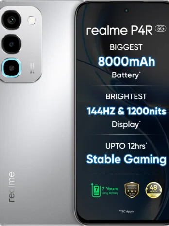 realme P4R 5G (Silver Glare, 128 GB) (4 GB RAM)